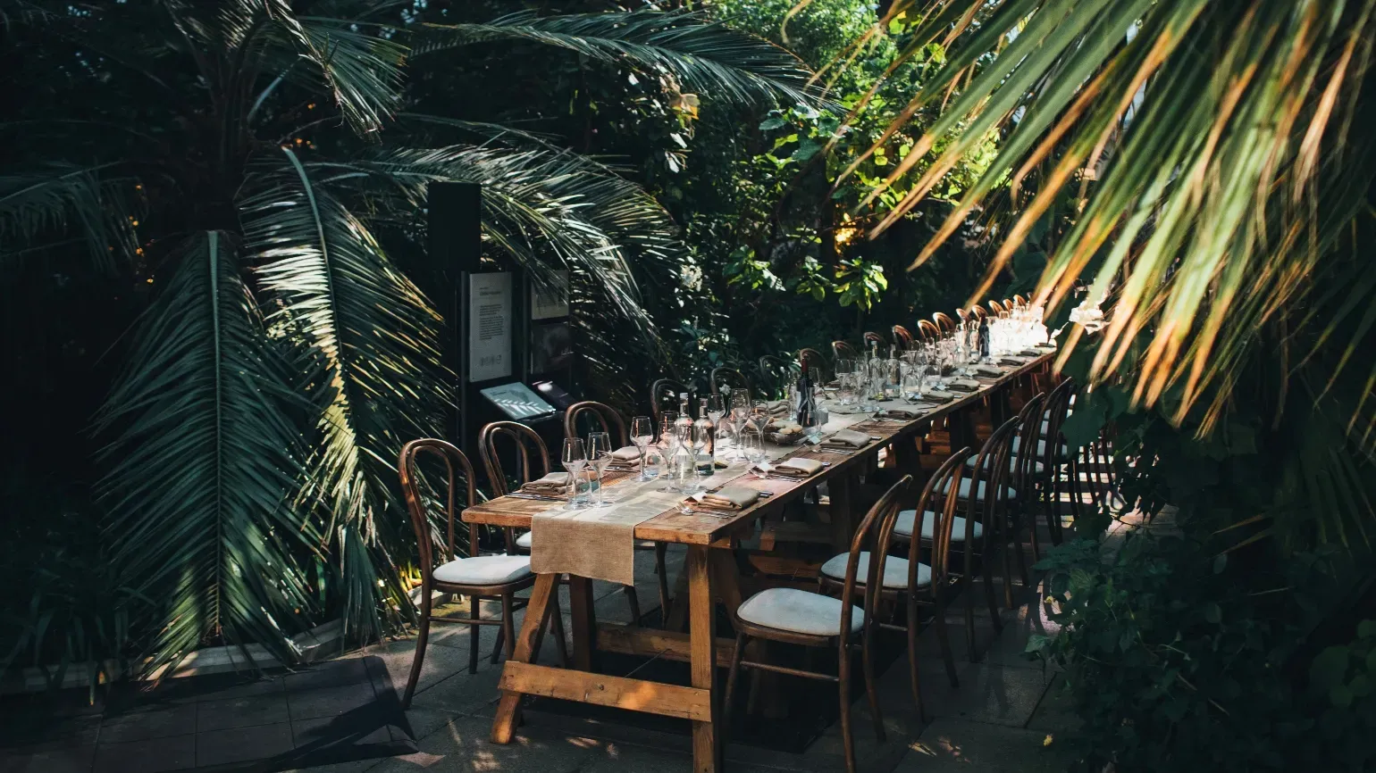 Temperate House dining