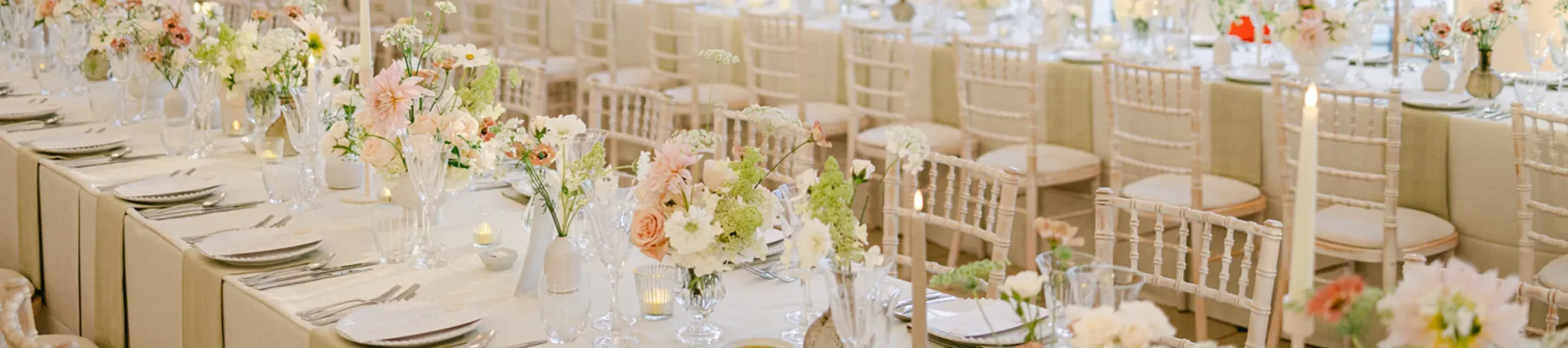 Wedding breakfast at the Orangery
