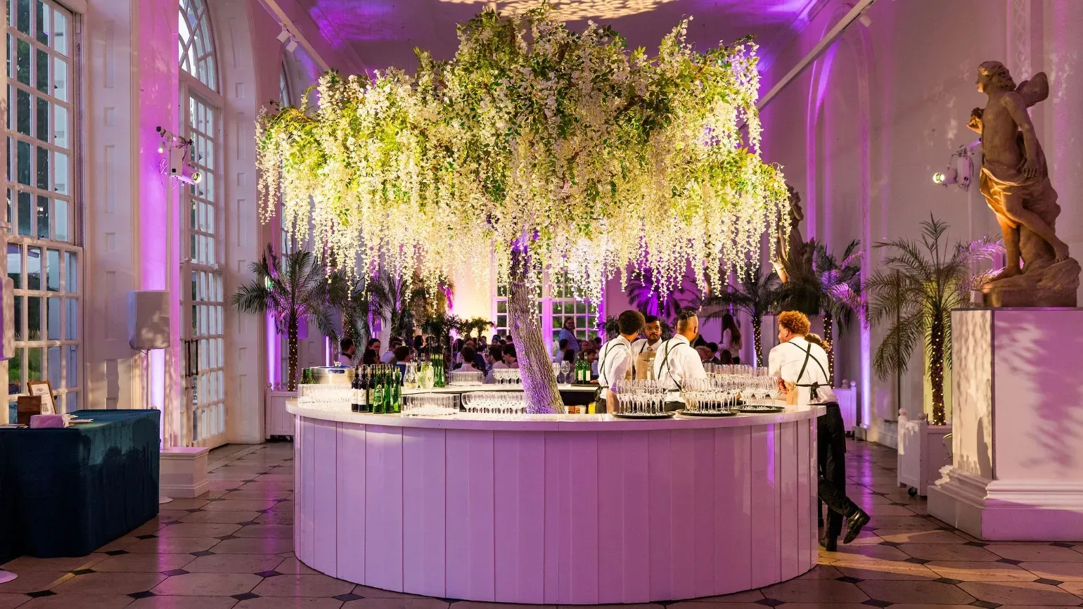 Bar with Twilight Tree in the Orangery