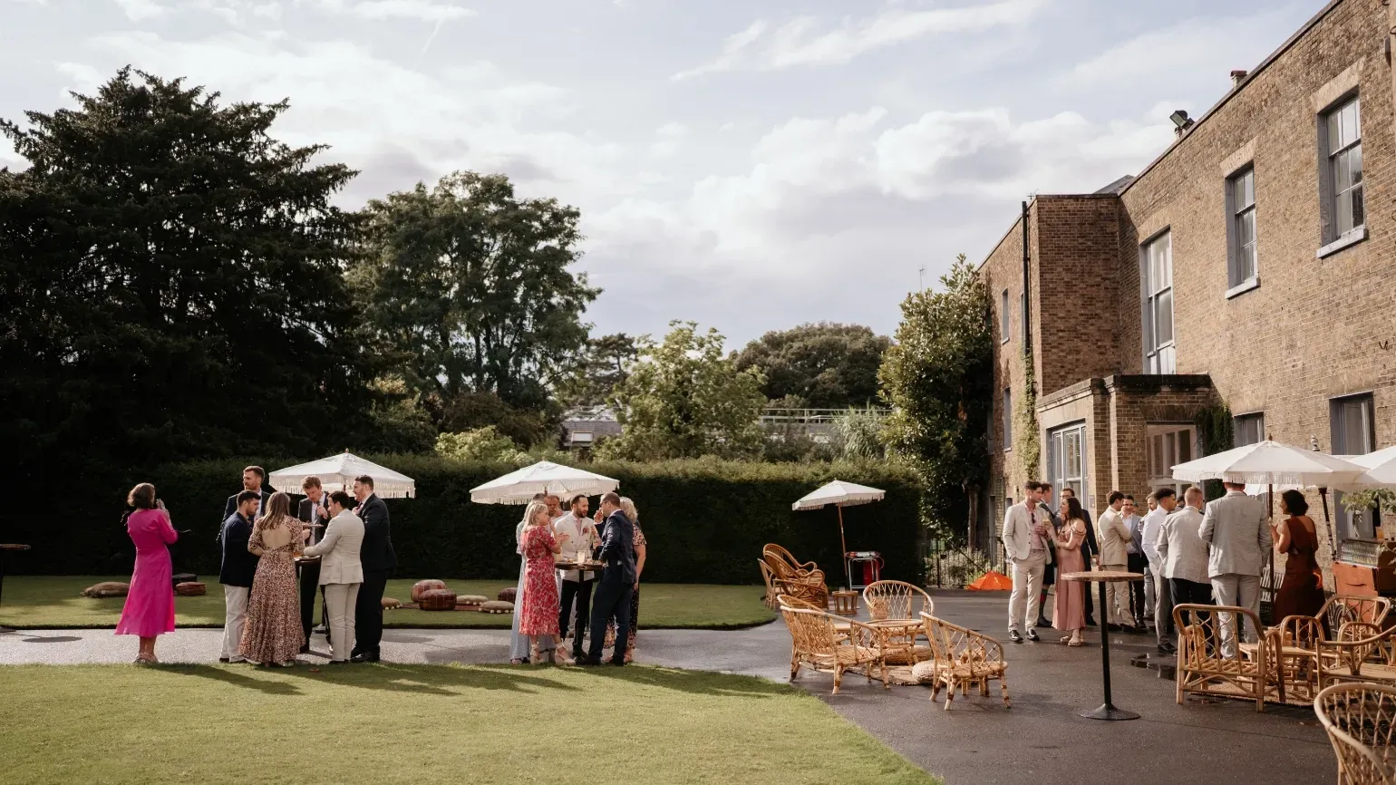 Drinks Reception at Cambridge Cottage