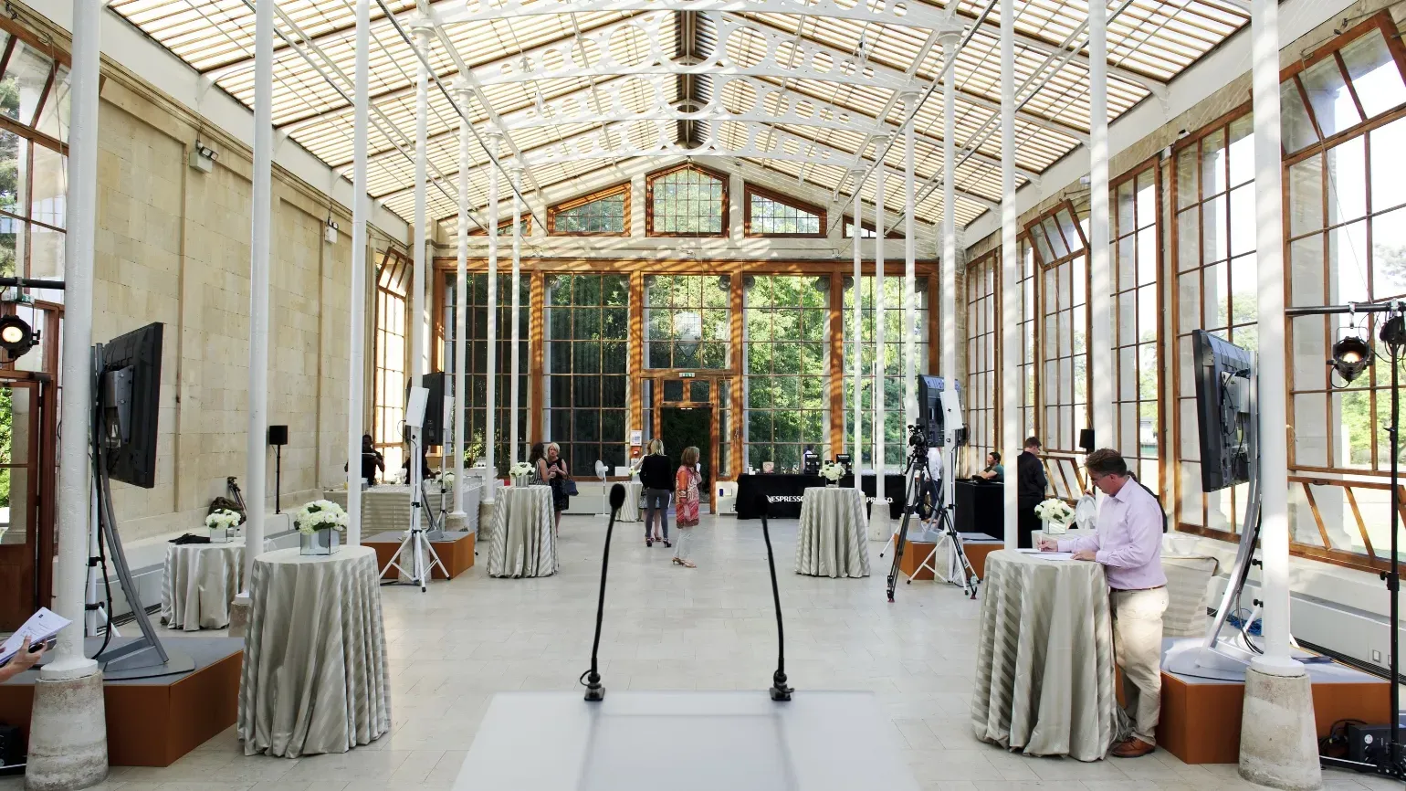 Nash Conservatory standing reception