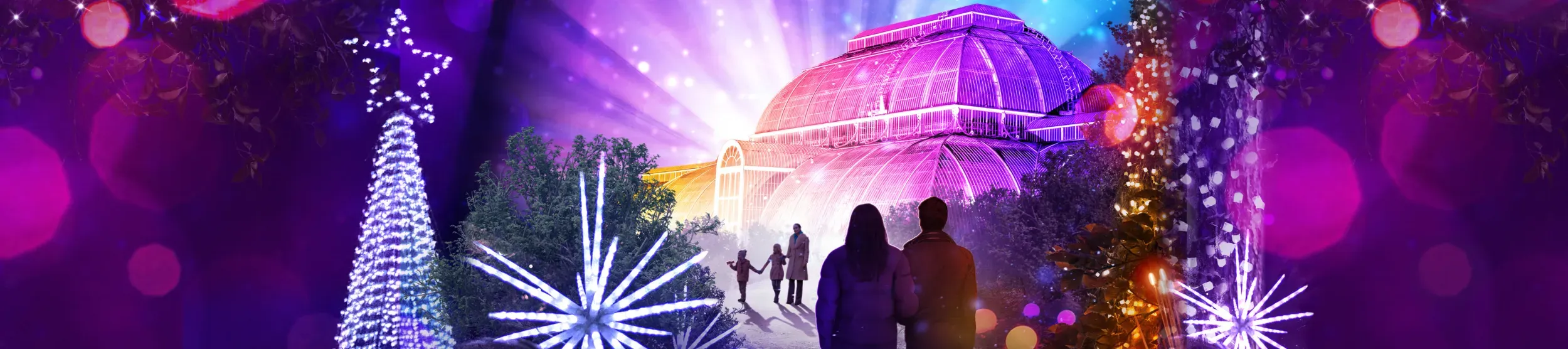 Sparkles, fairy lights and a glowing glass house for Christmas at Kew