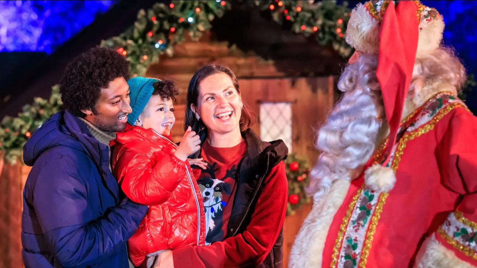 Father Christmas at Christmas at Kew 2025
