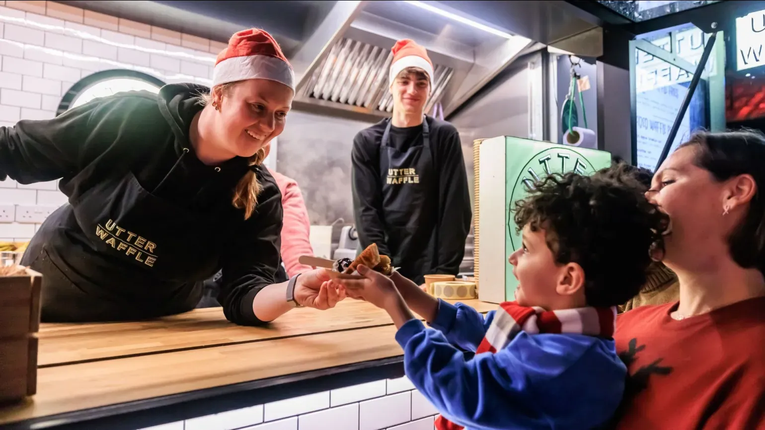 Street Food at Christmas at Kew