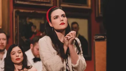 A female opera singer
