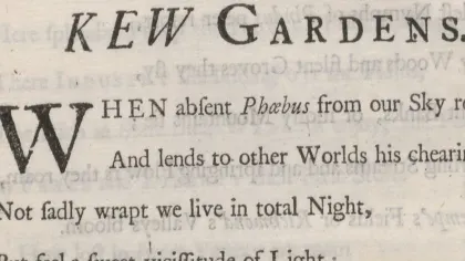 Opening of poem by John Whaley