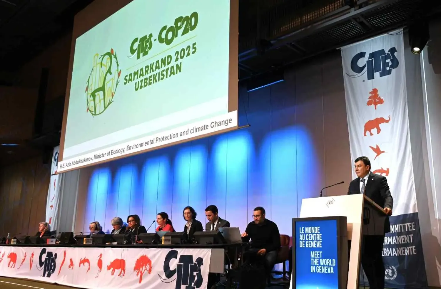 Uzbekistan unveils official logo for CITES CoP20 CITES
